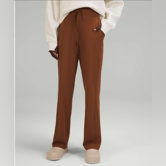 Lululemon Ready to Rulu Straight-Leg High-Rise Pant Brown Size 0 - Picture 2 of 9